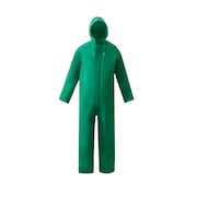 2W INTERNATIONAL Chemical Coverall, 3X-Large, Green 8035-CL 3XL